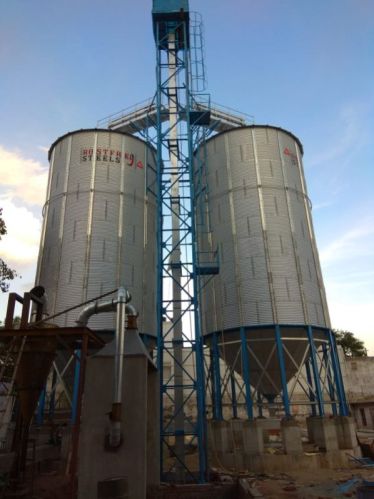 Rostfrei Steels Non Polished Hopper Bottom Silos, Storage Material : Cement, Fly Ash