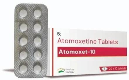 Atomoxet 10mg Tablet, Packaging Type : Box