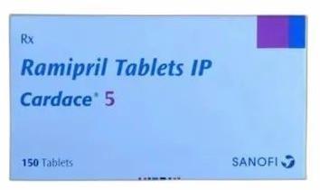 Cardace 5mg Tablet, Packaging Type : Box