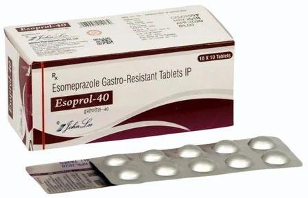 Esoprol 40mg Tablet, Packaging Type : Box