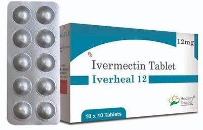 Iverheal 12mg Tablet, Packaging Type : Box