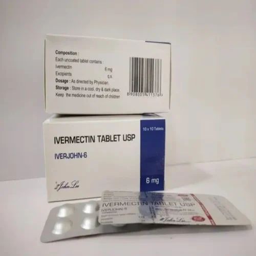 Iverjohn 6mg Tablet, Packaging Type : Box