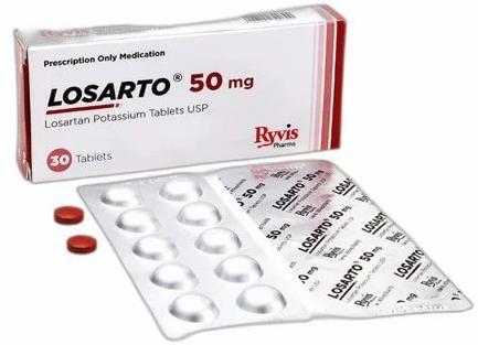 Losarto 50mg Tablet, Packaging Type : Box