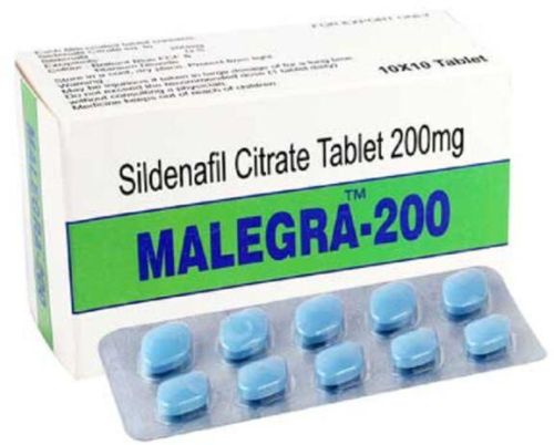 Malegra 200 Mg SildenafilĀ 10 Tabs
