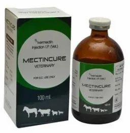 Mectincure 100ml Injection, Packaging Type : Glass Bottles