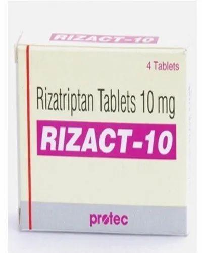 Rizact 10mg Tablet, Packaging Type : Box