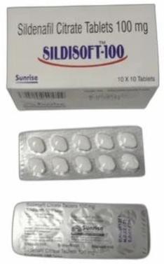 Sildisoft 100mg Tablet, Packaging Type : Box