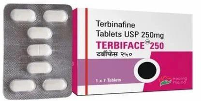 Terbiface 250mg Tablet, Packaging Type : Box