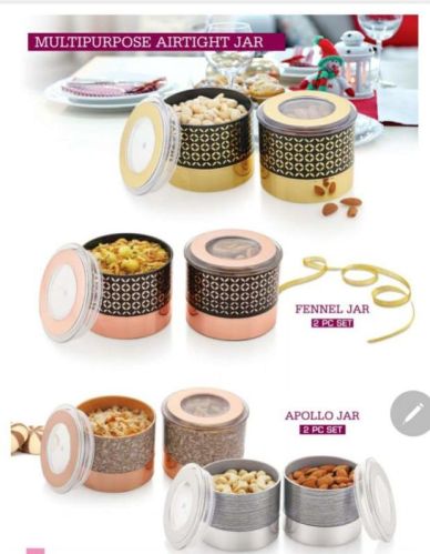 Plastic Multipurpose Airtight Container Set Of 2 Pcs