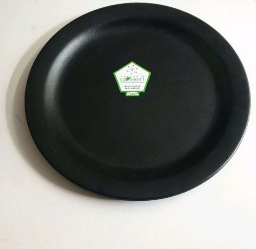 Round Matt Black Dinner Plate 11 Inches