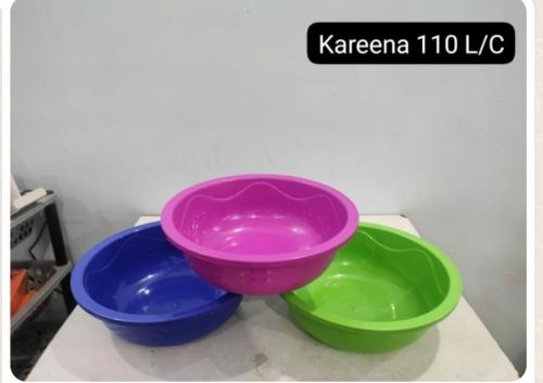 Plain Round Plastic Basin, Size : Standard