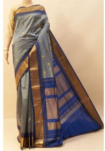 MUGA SILK SAREE, Color : Grey