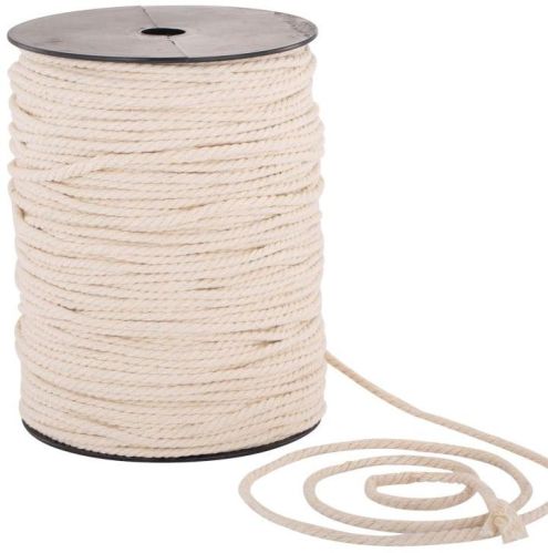 Double Twist Plain Macrame Rope, Technics : Handloom Work