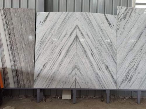 Makrana Dungri Marble Slabs, For Flooring, Roof, Wall, Pattern : Plain