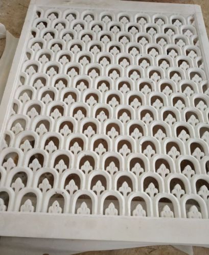 Coated Marble Jali, For Home, Industrial Use, Feature : Crack Proof, High Strength