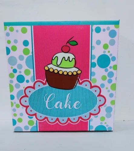 Rectangular Printed Corrugated Cake Box
