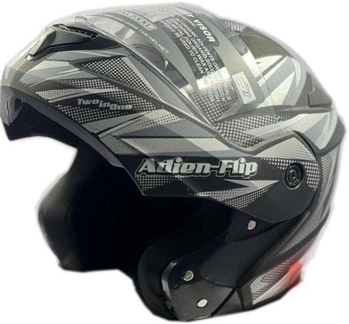 Aiden Flip Up Etching Bike Helmet