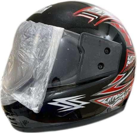 Black 6 Jali ISI Bike Helmet, For Safety Use, Style : Full Face