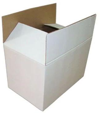 Rectangular 7 Kg 3 Ply Corrugated Box, Color : White