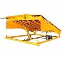 Electric Semi Automatic Loading Dock Leveler, Color : Yellow