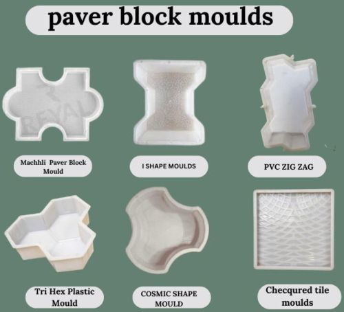 Plastic Zig Zag Interlocking Tile Moulds