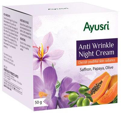 Ayusri Anti Wrinkle Night Cream, For Personal