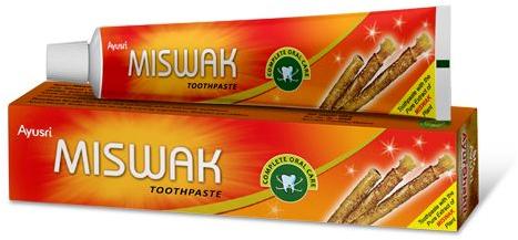 Majuphal / Oak Gall Ayusri Meswak Toothpaste, Packaging Size : 100 Gm