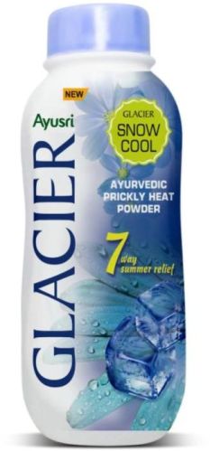 Ayusri Glacier Prickly Heat Powder, Feature : Non Harmful, Skin Friendly