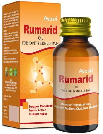 Ayusri Rumarid Oil, For Personal Use, Feature : Relieves Pain, Swelling Stiffness