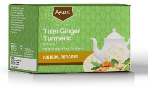 Ayusri Tulsi Ginger Turmeric Tea