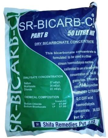 Shifa Remedies Bicarbonate Concentrate, For Hospital Clinic, Size : Standard