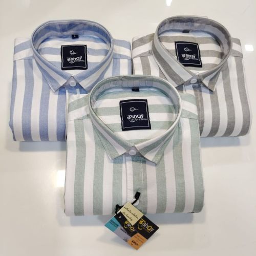 ISHQY STIRPE Men Shirts, Gender : MALE