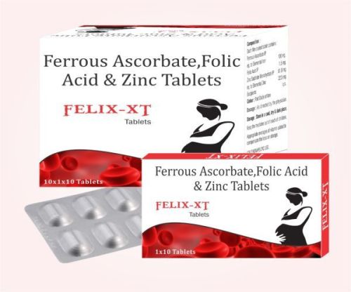 Ferrous Ascorbate, Folic Axid and Zinc Tablet