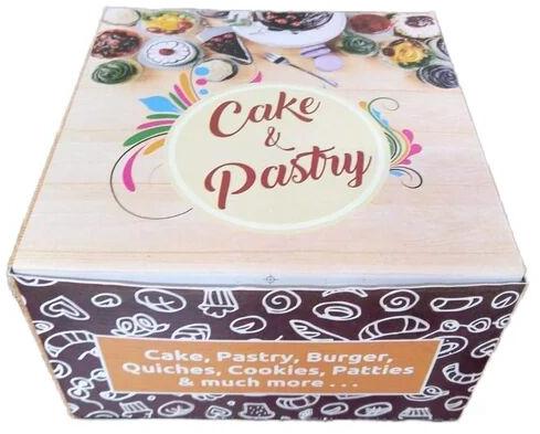 Square Printed Cake Box