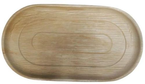 18 Inch Areca Leaf Tray, For Serving Food, Feature : High Strength, Good Quality, Fine Finish, Eco Friendly