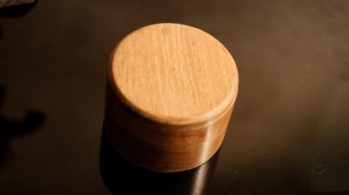 11x11x7.5 Cm Wooden Round Antique Jewellery Box