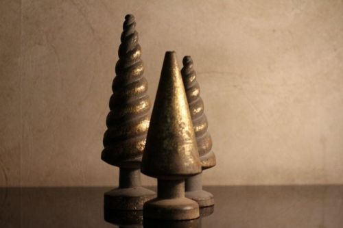 Set Of 3 Abstract Wooden Christmas Tree