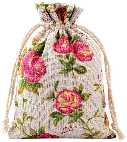 Dried Flowers Jute Burlap Bag, Feature : Antistatic