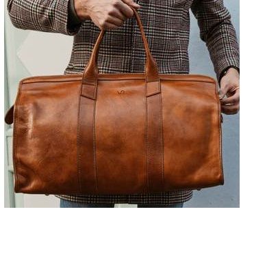 Plain Leather Luggage Bag, Feature : Shiny Look, Fine Finishing