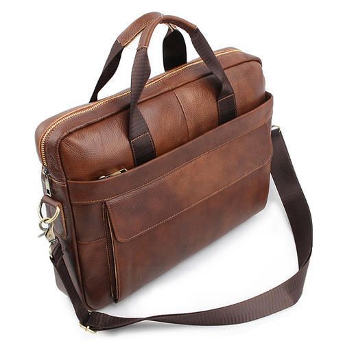 Plain Men Leather Laptop Bag, Size : Multisize