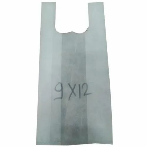 Plain 9 X 12 W Cut Non Woven Carry Bag