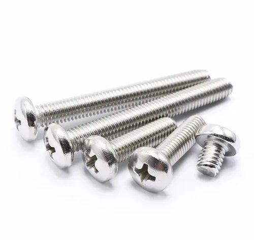 Stainless Steel Pan Head Machine Screws, Size : Standard