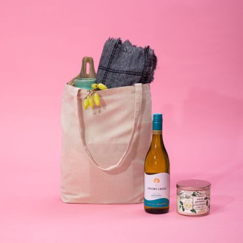 Canvas Plain Tote Bag, Closure Type : Snap