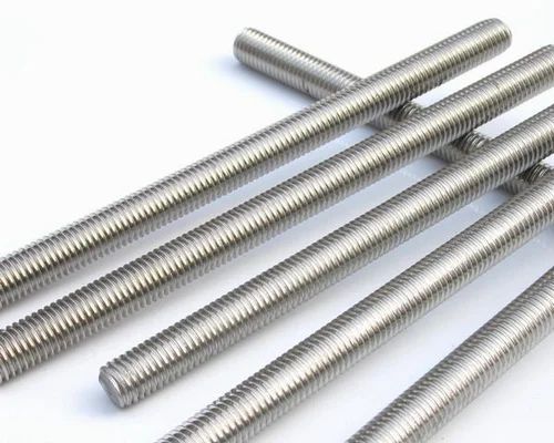 Polished. Stainless Steel Threaded Rod, Certification : ISO 9001:2008 Certified