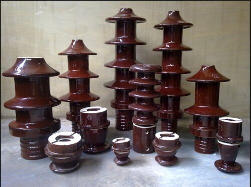 Sampat Ceramics Porcelain Transformer Bushing, For High Voltage, Color : Brown