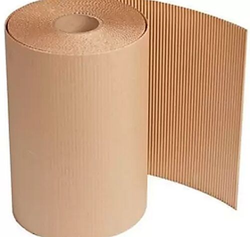 Brown Plain Corrugated Paper Roll, For Shipping, Gift Packaging, Feature : Recyclable