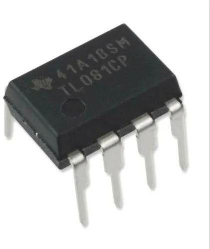 Texas TL081CP Operational Amplifier Integrated Circuit, Color : Black