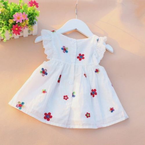 Girls Frock, Raw Material Used:Cotton