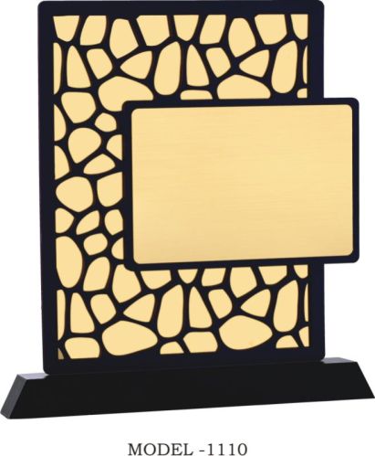 Polished MDF Wooden Plaque 1110, For Award Use, Functions Use, Corporate Gifting, Shape : Rectangular