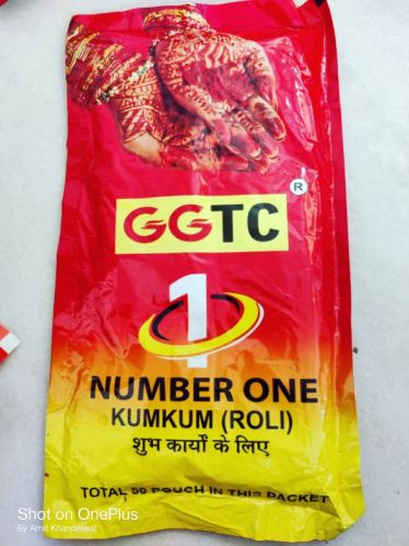 GGTC No.1 Red Kumkum Roli, For Pooja, Feature : Good Quality, Non- Harmful